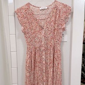 Petal & Pup Evella midi Dress - rust